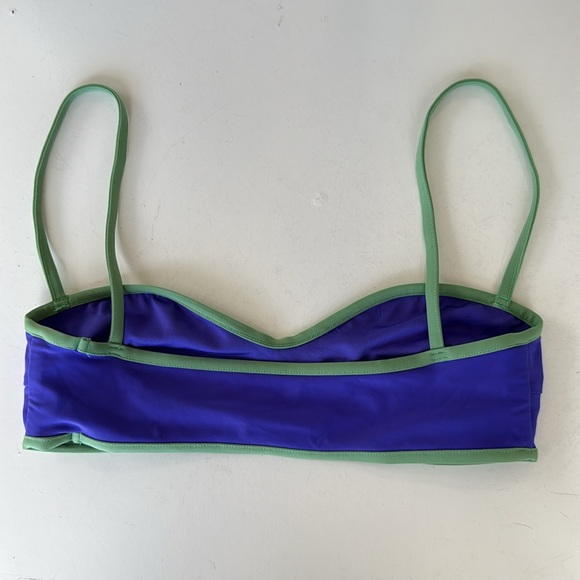 Mott 50 Amethyst Purple Blue Matcha Green Lined Bikini Swim Cheeky Ruched V cut - Picture 8 of 8